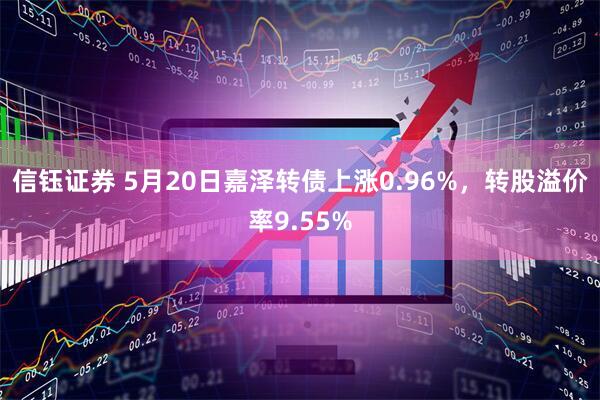 信钰证券 5月20日嘉泽转债上涨0.96%，转股溢价率9.55%