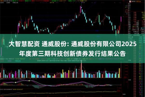 大智慧配资 通威股份: 通威股份有限公司2025年度第三期科技创新债券发行结果公告